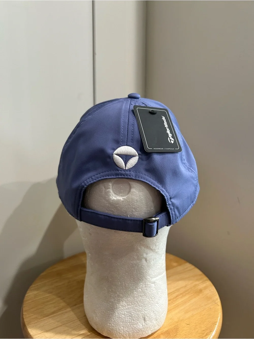 TaylorMade Lavender Flat-Brim Cap with Black & White Embroidered Logo
